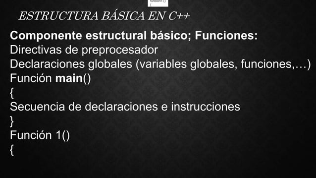 Estructura Básica para C++