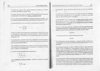 I
t
i
A"tu,tio Rldn.o lilas.o ESTNIrcIUBACIONY Dls€ÑO DE TLJIFII]ACIONES
D€ CO'ICRETOAN'¡ADo 23-j
Si clixlicc Q es¡üryr)r10.25,d(lxrá c.ünhia|se
llt s!cci('¡r
de l:r colünrn¡r
o re¡liztrse
una ¡rlisis
descgütldo
ordeo.
l-rscgurdr exprcsión
dd69 l¡ cp(ilicr l¡ Nonrúf|¡lrd
elo$o¡lccstrüc¡urt|s
crclusiv lc ic conlirmüdrsPorPúrliclrs'
sh lnuros
dc('oflc'
En cslacxf'resiófl
irlúres¡(¡odjgilxscolunnusdclentrepisoen
csludioy por
rsoscrom¡l¡ sümirt¡'r¡r
delÑ PudccMac{tunrrl¿
y l¡ surürtori¡
dcsoslt-
l-adrlcm)iració delllc decrditcolunt|
sct)iüií
Inedhnlcl¡ cxpresión
:
(kl|l) 2
I)ondclll seobticDcdeh mistn¡ fonllil yaindicid¡ na¡acl clso dclcfcctoloci
y cl l¡c(orK, queconilc l¡ altuft tibrede
laeolu lna, seobtictrcusr¡dohs
ibrcos dcJackson
y Morcland
(crrsocodesplaT-iünicnto)
qücsemucslr¡n
en
h ligutuIX - 10.
Los l¡c(orerV prra clcÍlculodclf¡ctü Kseoucndrán
er elextrcnlo
supcrior
c i¡l¡rior dc h column¡crtcstudio,
considcriüÍlo
lasvi3rsqueconcür¡en
¡ü
rudo,e0l¡ dirccción
del¡nllisis.
El laclorFdpuc{lc
coosider¡rsc
cero,yaqucc este
c¡solacilei sostenida
no
eslacaus¡rnte
deladcfonn¡ción
htcr¡j, sinoqueéstá
cs c¿usfila
fx)relsisolo
queeseventual
y dccortxdufaciltn.
Los€fectosdcesb{rlloz
plobalpuedcndcspreciús€st :
E
v dcberllrlrbi¡rsr|! eccirtrJccolunrns
5-11>1oo
o realiz¡¡sc u a¡álisis de seguorlo
lil crNli-eo
ACI - I l¡i
'ro
csNcílicrrtl ctilcul, hrsrd.' cn cl i¡Jicc dc cslrbilid¡d
a.
f-¡ fi¿í)ofr)r h crHIluNornh I'cnrrur¡usr ct crilcrio dcl irli(c decsl¿rbi
lid¡d
scbxsl crr qu€ Lrliir¡ ul¡ lruy l)c rr) cs¡flic¡ble co cslruclrrfi$qLrccng¡rl
Inur¡^dc (rrlc li'nrrrrrJ,'
Ini(n ún' FlftiLl'
Si cr¡l¡ cstrüdunrei.l('r (1'lufilrlisy ¡ll¡ vczDkcaso¡ttr¡r)stlccorte'slbe¡rx)s
qur ltlquenrír crlrlr¡bu)tr|ttdismi[¡ir li$ dcfon xciüles l¡lerlles de erl'
trcpi$vn[$ptrürs, Y@
cffttiv:r (K) LrtJrlltl rrilir¡ (l'c).
Por üürlocs n¡lN lógico plt llc¡r cl probleltü colno un¡conrpiuilcloll cnÚc
cl mürcnlo goncrado por cl d$plü-:ü¡iento l¡teñi alel entrepiso y lL cárgas
axidcs' el cu¡¡l¡roh:tsidoconsidcr¡doenel análisisdePrin¡crorden:
(EPü)
(u)
Y el |¡|o¡ cott¡dcbidoa lt!,ll-ucrzi$lrorizolil¡¡les
alesismo:
tvu) (h)
Si lx ¡lefonnrcntn
hlcr¡l esimponrürle,
elnromc$lo{lcbido:üsismo
sen!
cremertuiilf¡)rek,scfectos
d€doli)nmción
rel¿tiv¡
delcnucpiso)
en f¡nrür
Escoovenicntc
¡ckrr¿r
qüecl ítldiceseobtcncen birsea cargrs
o ¡tromeflrcs
últi¡nos,yquc sin enrlru3olos d€spla7árni¿filos
rclativosobtcni¡osen los
aoálisis
sísmicosgcntr¿hnente
o so||dcbidos
¡círgilsanrplific¿dns-
Por¡iúto
el d€splazmic¡[o dol anílisissís icodcbt ürultiftlica¡sepor 125(f¡ctorquc
c.n :spontleat':rrg:rs
anr¡lilic¡d¿rs
porsismo)y adem'rsmültiplicarsepor Rd'
yr qu; l$ c¡ús s ioicidntüte fucron reducilas [)(tr el firctor de ductilidltd
glob¡l.
Enla dehritl¡ción detPu debcr¡iüervcnir t$ ca¡gas
¡xialesactuantes
sobrc
kxl¡s tascohmrn¡rs
y l¡rúrosdelaedific¡cióni coprincipio esLrs
cargasserlan
lásdebid$ acargamuerta,c¡rga viva y axialesdebido¡ lasfuerzashorizon-
Irlesdcsimo,todasresp!'c¡iYrmenle
antplitica&1s
por I .25,perocomosesíbe
queh su|nndc
losaxiales
d€bidos
a sisnoesccro(coosiderando
lodoslis co-
)
 