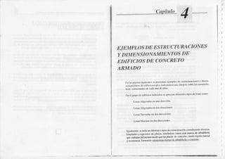 EJEMPI.OSDE ESTRU
CTU
RACIONES
YDIMENSIONAMIENTOSDE
EDIFICIOS DE CONCRETO
ARMADO
)
)
L¡|¡f¡lA'trbtrlu'm'B*rl$ll'nqÚlbdtgh.@rmJúm'
L*l"i"" ¿ár¡.".";*.
"t¡.¡;m
!N'imr.6 atr. h adú&
¡¡s dúur¡cc dccüt¡rm rh c[6
f,4.1 lDrú d4slirLix ¡ndicadc$ .¡t ¡ú djrircn@¡ipc rL r@s crtr:
ldAligcridaoúd¡cdú
I¡$
^lis.údB
d ú! dheqts
I€N.n¡dB4 úxdir¡@
L@M*¡dd&6¡li|l)m
ku¡rroE, ndid úfdt¡ nÍd d..trrwd¡ @ú¡Údoi¡{ru
ñaúu¡t ¡Y*fc {h Pr6i Biüldc'
o*'ii¡.¡i ¿á.*
',.¿,q*
n ¡- drmú d'do n3trrr¿
bF¡
;-¡.¡.e fmd.6lffi.iúe.Mm'*
 