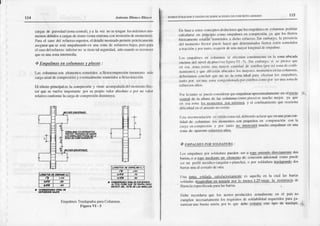 t'
114 A tonio ltldnco lrlosco
carg¡s de Sraved:d(zorra
cooú¡l). y a la vez rx)sct¡Jtganlosmáxinx,snro-
nrentos
debidosa c¿rgas
dcsisr|ro(zona€x¡rema
corti¡tvcrsióndcmomcnlos).
l)ara el c.:rso
dcl rcfucúo supl]rior,eldet¿llcmostr¿do
fEfmil€ prácticmelte
ascgufa¡qucsc csú cmpilm¡ndocn unit /-onadc esfuc./¡lsbajos,ftcfop¿lftl
cl casodelrcl¡crzo infcrior no scticncüt se8urid¡d,ltúncüi¡n'Jo
scrccurxe
queesunazonaintcnncdi¡.
* EtnDah es e cohtoúas y Dlacas :
l-;Lscolumnasson elcnrcnt¡rs
sornetidosa flcx{xonrprcsión(¡nolncnto nís
ctúg¡axialdccomprcsil)o)
y cveri¡u¡lmc¡lc
sonclidos
a flex(>traccióo.
El cfectoprincipalcs
la conprcsiótr
y vicocaconnrñad¿rdcl
m()nrc¡rk)
flcc-
tor quc sevuclvci¡np¡rrt¡ e fxr ¡u prcpiovalor$soluto o fx r un v¡ or
¡elalivoconfon¡e Iacrg¡r dcconprcsióndisminuya.
trBdtofEcru
E¡np¡¡hncs
Tra-slapados
paraColuünla5-
¡¡guraVl - s
ESTRIIC¡JRACION Y DISEJiODtr trDII'1'^CIO¡LS IJECONCf,FJO ARM^I¡)
lln bi$t r cslr)s
c¡)tlccpt(rs¡leduci¡rlos
qucbscnlpalfires
encolul¡lnisF)dri¡n
cl¡lcül:úsc
co pflrrciPn,
con|oenrp¡hnes
en comprcsi(tn.
y¡ qÜelos flerros
bÍsic¿ncrtlc
crt¡rrlo sonrclid{)s
¡ dichocslilcrzoSi¡tcotb¡¡rgo,
l¡ prcscrtciit
dcl lonrcnlo cck)rputdchrccrqucdc(cmrioados
ñcrfosctÚosonrchdos
¡ rr¡cción
y t¡r l¿nl,',rcqucrir
dcurll|nnyorldrgituddccmlal¡uc'
Í-os curp¡lrrc co coluonras
sc cfcctúltn
conrún¡ncrrlc
cn Ia zon¡ ubic'rdir
c¡¡cnn¡
dcl n¡rcldcpiso{!crl¡Su¡lVI-5).
Si¡rc'r¡brÚSt}'
si sc I'ctrs¡1lL¡c
cJ(islc
unnnr lor cnolidÍldc ctritus
l )rscrronrdcc{'rrl''
n¿micnld,y quc¡tlícstin uhicrdosl('snayorcsImt¡rcnloscnhsc()lutl¡nirl'
dchcríar¡r):i
(urclu¡rquc rro cs l¡
^ntr
idcalJ'irrntl¡clurr lt)s cnrpr|)¡cs
r¡rl¡) Pof scrut)n¿on:r
ctnrgcstn¡ü¡dtt
tf 'r
cstfih)sconr)nÁ)r
tcfunr/trn'trdc
P(r l(,ruto sc fucdcc(nrsidcrár
quccrrrp¡Jrn¿r
aprox
nnadarlcrr
lc er e¡19I9!q
c-9!$! tlc l:' rltur.rd0 I¿ colunrnas
(coaepisos)
cs ntucltomclor' ya qüe
c¡¡ c-s.r
zo¡r¡rlosnr¡nentr¡ssonnríri¡nm y cl conliniurlie0lo
quco:¡siotlit
dilicülladrr! cl nínxdooocxisrc'
lisr¡rrccr
nncrrhr¡rir¡cs!ít¡dl|cor)tti
'
dcb¡c(lo:rc
¡tÚ¡t
queenum Súuc¡tn
-
rid¡d de lolür¡nriNItN I tncrrL¡)s
soll f)lquc¡los
c!] c(xnFÚÍtci(')r
cl'o ln
c¡Í!¡ cnco¡rprcsni¡)
y F)r t¡ürlo¡$ ir!9l9$!3 n)ucho
€rnp¡lmarco una
^)n¿r
üi ¡rfrtrcnlt qsl¡er¿o!alt(
115
l. EttPALIíL I'oRs(rurAD!!4 '
Los crrp hncsf'or s(núúÜñtpucd'-nscrn lonc 0|lic¡dodirectitrtrc[tc
dos
h¡r¿Lr,
o a lü|c ntdi¡ rtc un elellteoto
dc cooexiúl¡diciunl conlopucde
cr u0 pcrnl mclírlico
(utlulxro pl¡nclla),o fx)r $td¡durr ri¡.slirD¡¡rdo
dos
txrml üna¡rlcr)stidodcotr¿.
Iftür iunh s1fúd¡r snlist:rklrirurtc¡rlc
cs nqr¡.lh co la ct¡¡l liN b¿miN
sold:r¡¿s
dc.vrÍoll¡oen tcnsiónrx'r k) mcoos
125vcc€slx resistcocir
ds
llucrrcr¡
c.ttccrñcxil¡
ft¡rulr h.mrs
Dcbe rocordarsequc bs accrosproducidos actu.¡hncnlecn el 0ajs lro
cumDlcrocce¡{rii¡ncntc
bs requisiosdc soldabilidad
reqr'¡cndos
paraga-
ri tiT- un:rbüconu'rit1o,
por lo que dcbeovitiüsccstc lipo dc lraslanc'
 