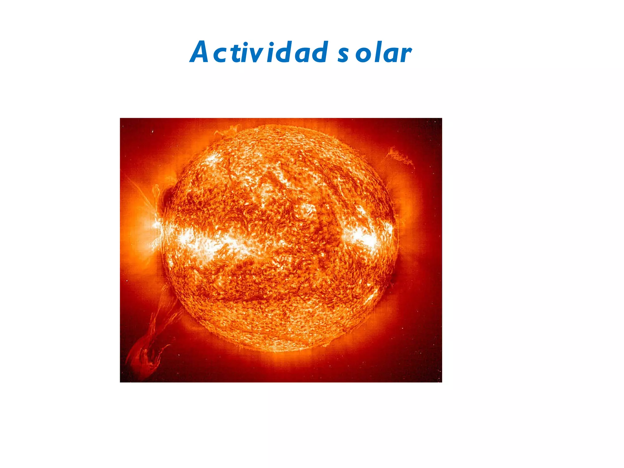 Actividad   solar 
