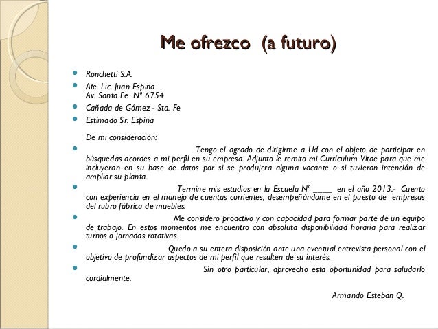Carta de apresentación laboral, Estructura, consejos y 