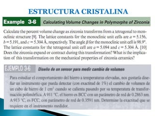 ESTRUCTURA CRISTALINA
 