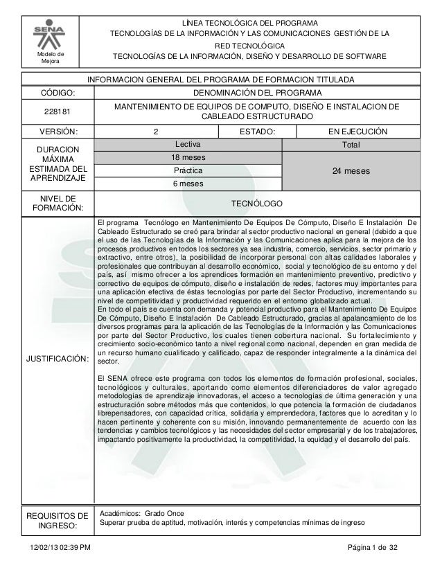 Resultado de imagen para TITULO SENA DE MANTENIMIENTO DE COMPUTADORES