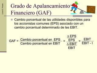 Estructura de Capital y Apalancamiento | PDF