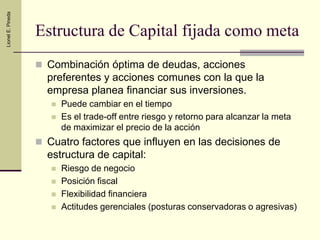 Estructura de Capital y Apalancamiento | PDF