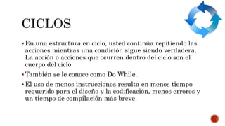 Estructura de control do while y do until | PPTX