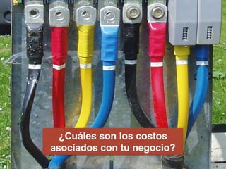 ¿Cuáles son los costos
asociados con tu negocio?
 