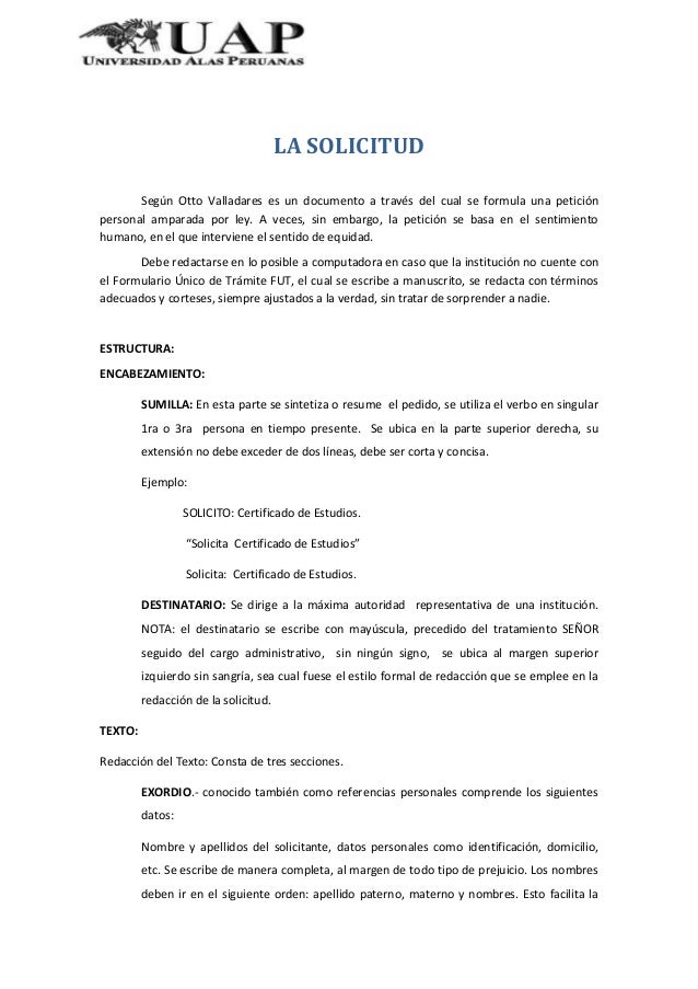 Estructura de la documentación administrativa