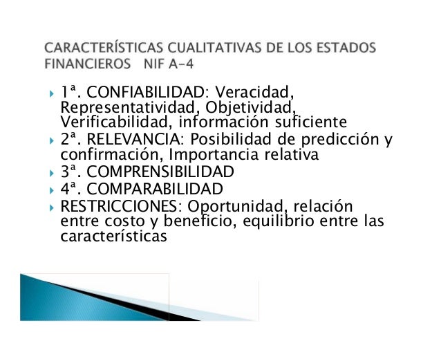 Estructura de las nif