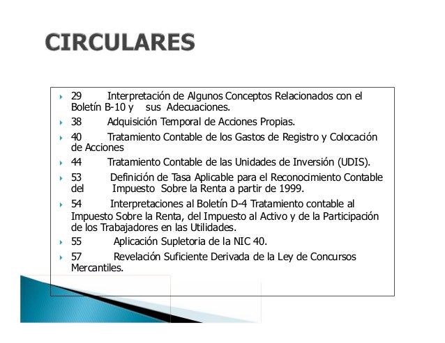 Estructura de las nif