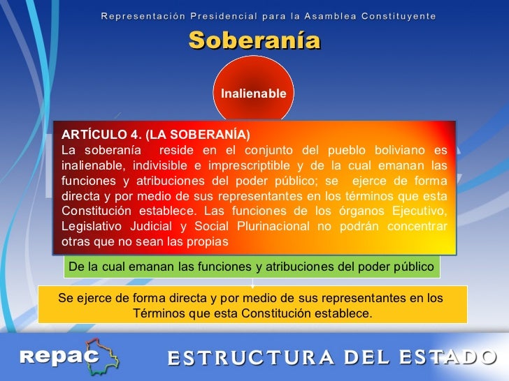 Estructura del estado
