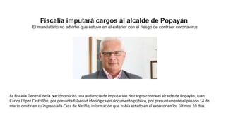 El CNE investigará la campaña presidencial de Humberto De la Calle
De acuerdo con un magistrado de la entidad, en la campa...