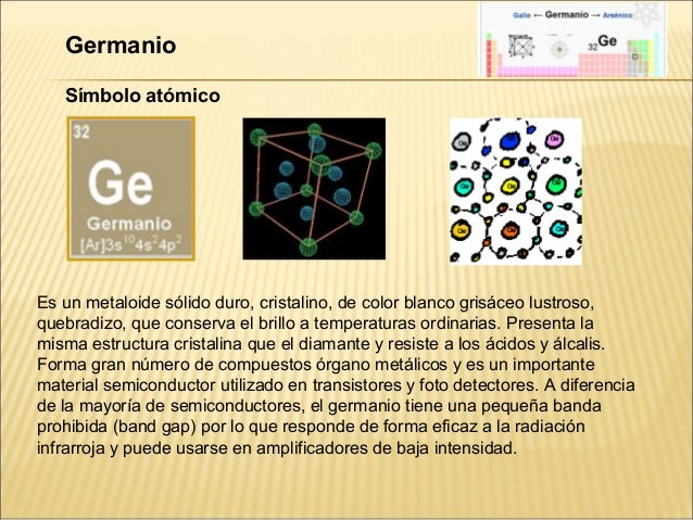 germanio e silicio germanio e silicio