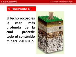 Lecho Rocoso Estructura del suelo | PPTX