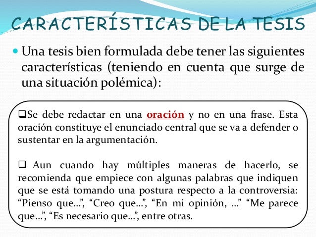 Estructura del texto argumentativo