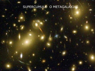 SUPERCUMULO  O METAGALAXIAS 