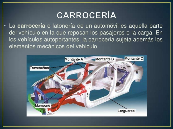 Estructura del vehiculo.