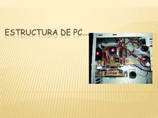 ESTRUCTURA DE PC…. 
