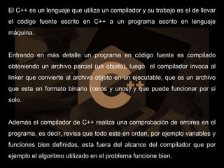 Estructura de Lenguaje C++ | PPTX