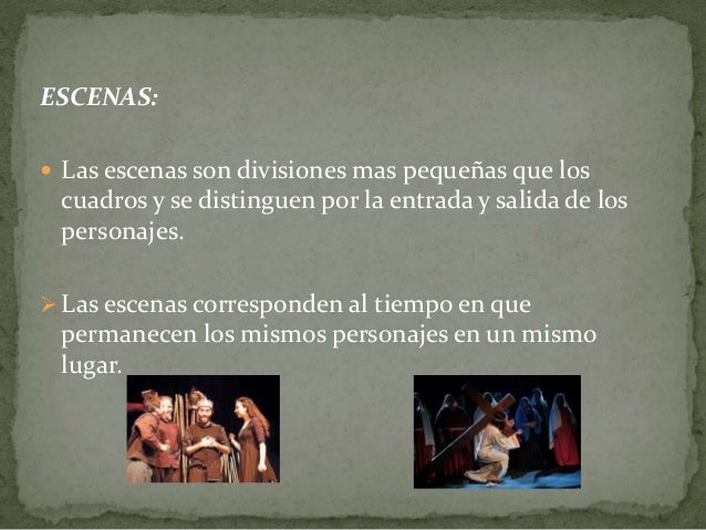 Estructura de una obra de teatro