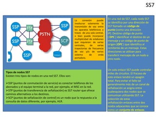 Red Ss7 Estructura de una pstn | PPTX