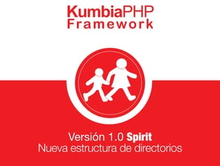 KumbiaPHP
      Fra m e w o rk




     Versión 1.0 Spirit
Nueva estructura de directorios
 