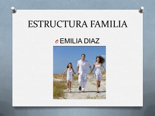 ESTRUCTURA FAMILIA
O EMILIA DIAZ

 