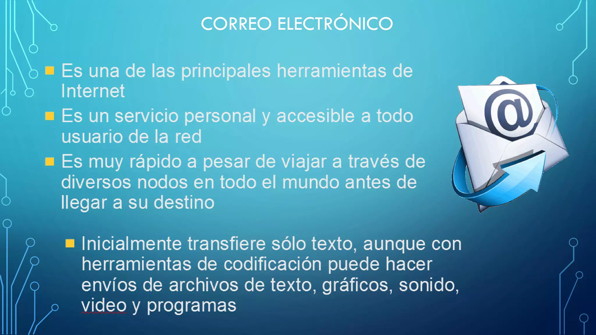 CORREO ELECTRÓNICO
 