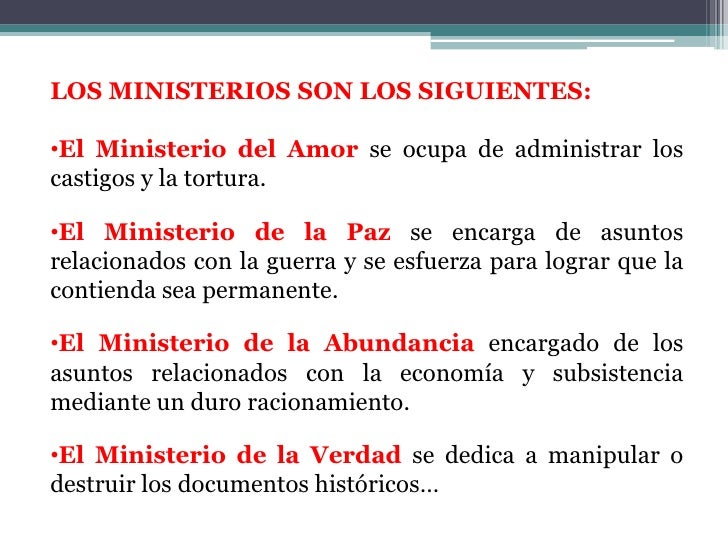 Estructura General 1984 orwell