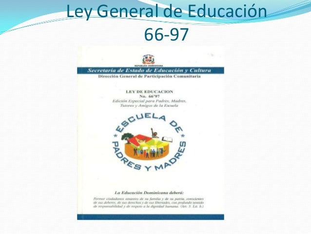 Ley General De Educación 66 97