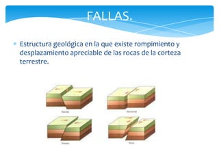 Brecha De Falla Roca Estructura geologica en la ing civil esia ipn zacatenco | PPTX