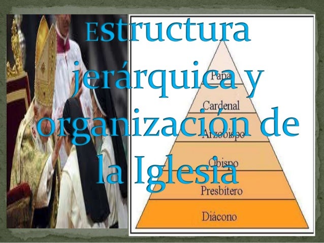 Estructura jerárquica y organización de la iglesia