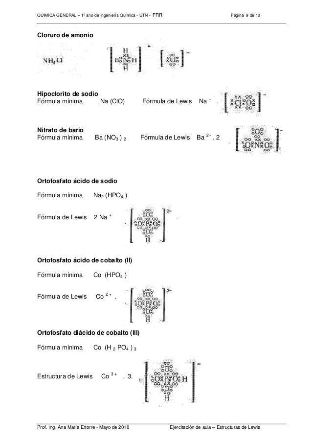 Estructura Lewis Estructura Lewis