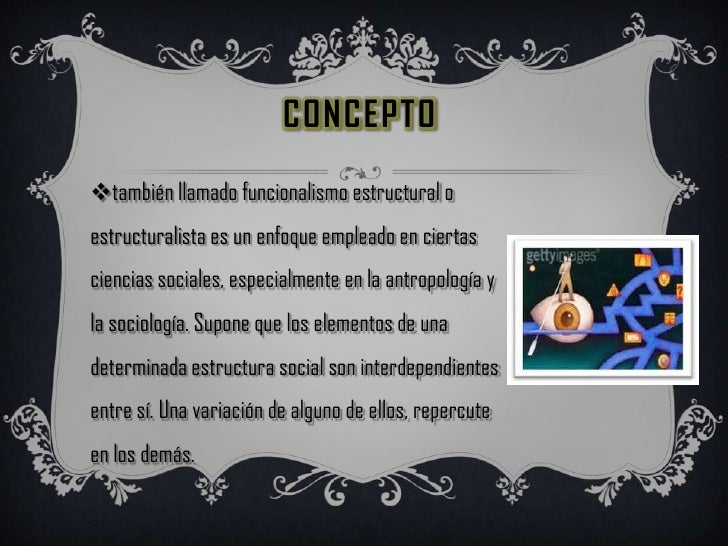 Estructural funcionalismo