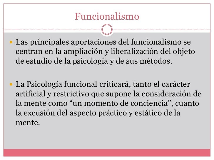 Estructuralismo y funcionalismo