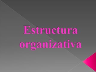 Estructura organizativa 