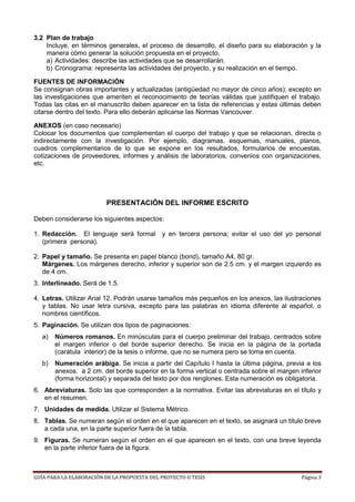 Guia para la Elaboración del Plan de Tesis | PDF