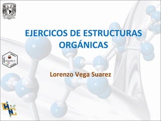 EJERCICOS DE ESTRUCTURAS
ORGÁNICAS
Lorenzo Vega Suarez
 