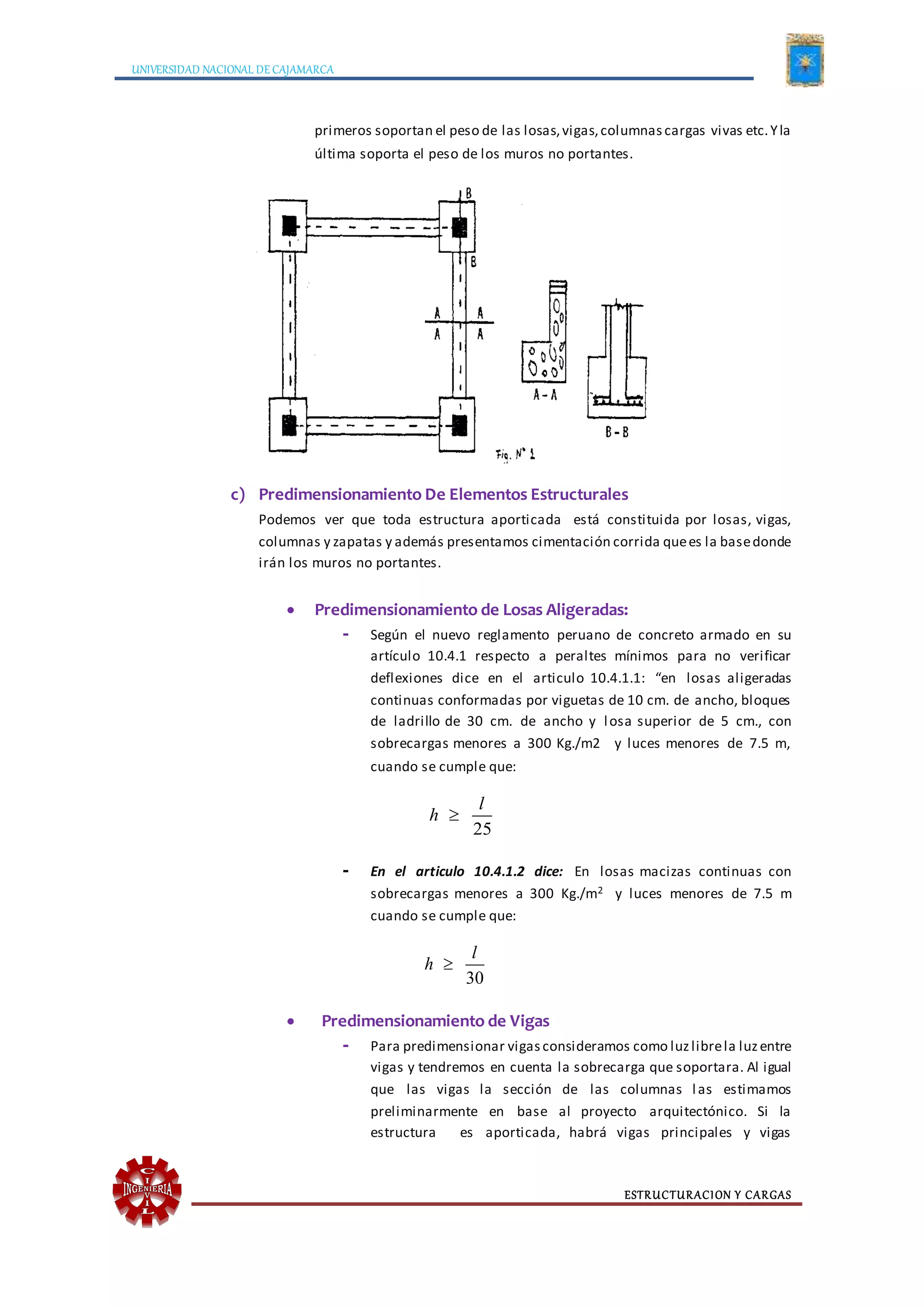 Estructuras aporticadas | DOCX