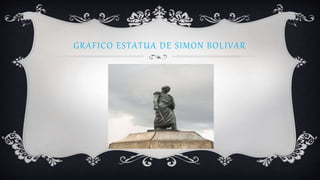 GRAFICO ESTATUA DE SIMON BOLIVAR
 