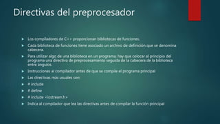 Estructuras básicas para C++ | PPTX