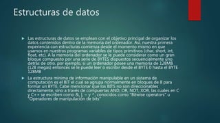 Estructuras básicas para C++ | PPTX