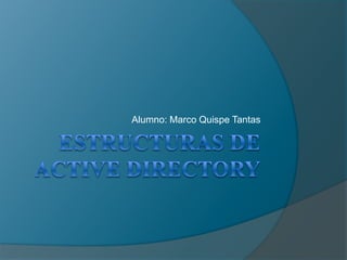 Alumno: Marco Quispe Tantas
 