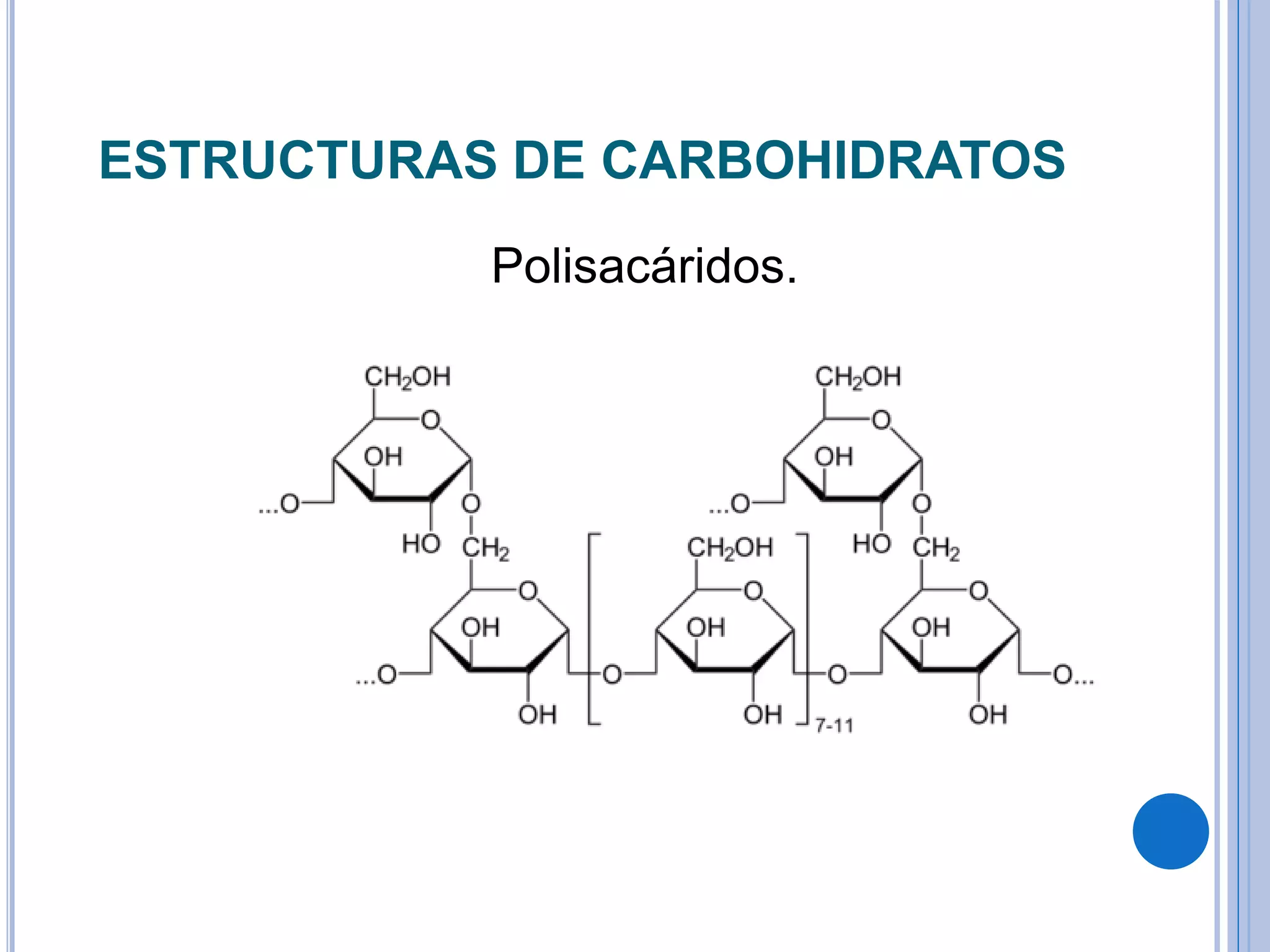 Estructuras de carbohidratos | PPTX