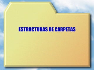 ESTRUCTURAS DE CARPETAS 