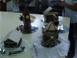 Estructuras de chocolate de 5°2° 