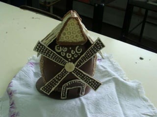 Estructuras de chocolate de 5°2° 