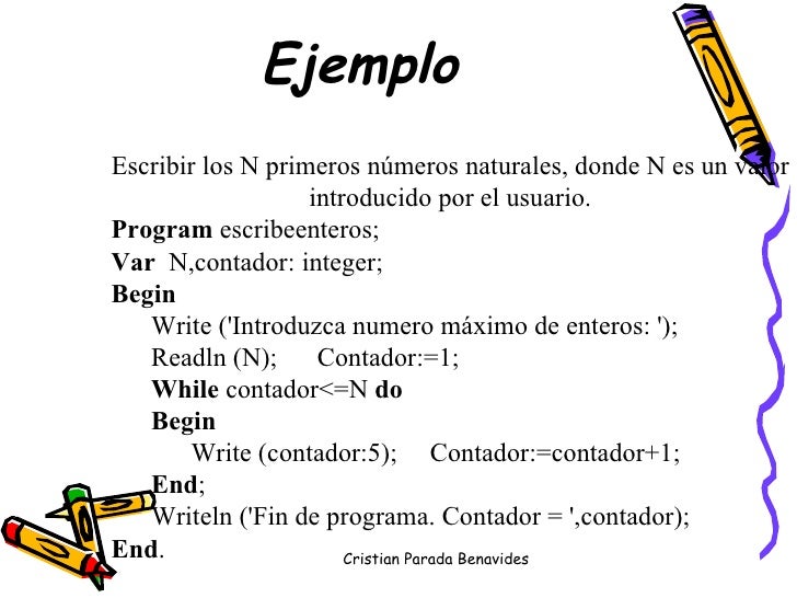 Estructuras de control