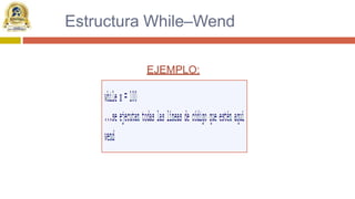 Estructuras de control | PPTX